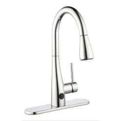 Nottely Touchless Single-Handle Pull-Down Kitchen Faucet With TurboSpray And FastMount In Stainless Steel -Alliee Bath And Faucet Shop 000ece7a602cbdae969187284c79a9aa 1800x1800