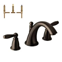 Brantford 2-Handle Deck-Mount Roman Tub Faucet Trim Kit With Valve In Brushed Nickel -Alliee Bath And Faucet Shop 001913a3dfa29a5725f2fac8629f959f 1800x1800