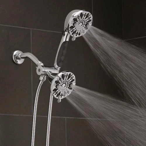 Oxygenics Hero Chrome 63-Spray Dual Shower Head 2-GPM (7.6-LPM) 8 Oxygenics Hero Chrome 63-Spray Dual Shower Head 2-GPM (7.6-LPM) - Image 6