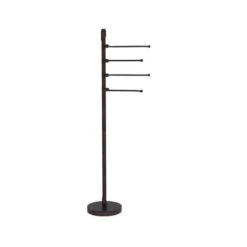 Allied Brass Floor Standing 49-in 4 Pivoting Swing Arm Towel Holder In Venetian Bronze