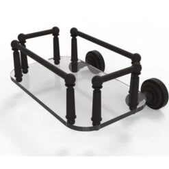 Allied Brass Dottingham Oil-Rubbed Bronze Wall Mount Towel Rack