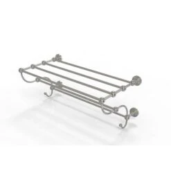 Allied Brass Waverly Place Satin Nickel Wall Mount Towel Rack