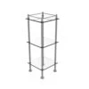 Allied Brass Three Tier Etagere With 14-in X 14-in Shelves In Matte Gray -Alliee Bath And Faucet Shop 013895256186xl 1800x1800