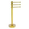 Allied Brass Vanity Top 3 Swing Arm Guest Towel Holder With Twisted Accents In Polished Brass -Alliee Bath And Faucet Shop 013895677097xl 1800x1800