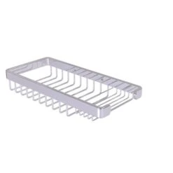 Allied Brass Rectangular Combination Shower Basket In Polished Chrome