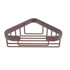 Allied Brass Corner Soap Basket In Antique Copper