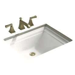 KOHLER Memoirs Vitreous China Undermount Bathroom Sink In White With Overflow Drain -Alliee Bath And Faucet Shop 01f27a2a125eda672610ccbf7e1d9295 1800x1800
