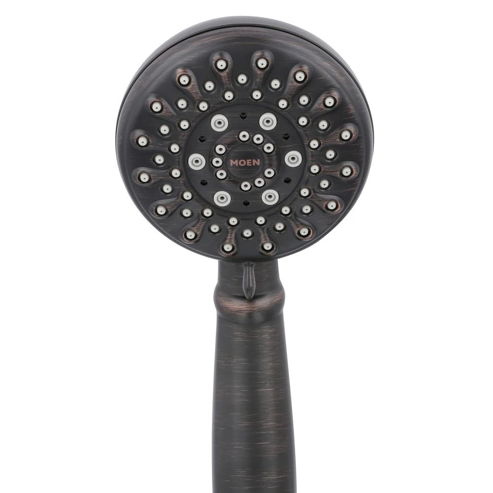 Banbury 5-Spray 4 In. Single Wall Mount Handheld Adjustable Shower Head In Mediterranean Bronze 6 Banbury 5-Spray 4 In. Single Wall Mount Handheld Adjustable Shower Head In Mediterranean Bronze - Image 4