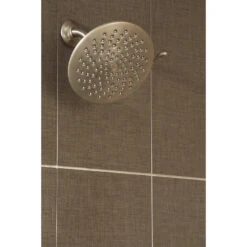 Moen Velocity Brushed Nickel 2-Spray Rain Shower Head 2.5-GPM (9.5-LPM)