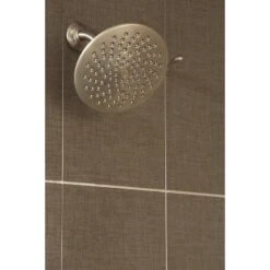 Moen Velocity Brushed Nickel 2-Spray Rain Shower Head 2.5-GPM (9.5-LPM) -Alliee Bath And Faucet Shop 026508221068 10358180 1800x1800