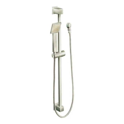 Moen 90 Degree Brushed Nickel 1-Spray Handheld Shower 1.75-GPM (6.6-LPM) 4 Moen 90 Degree Brushed Nickel 1-Spray Handheld Shower 1.75-GPM (6.6-LPM) - Image 2