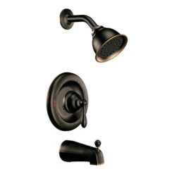 Moen Caldwell Mediterranean Bronze 1-Handle Faucet With Valve -Alliee Bath And Faucet Shop 026508236116xl 1800x1800