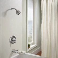 Moen Caldwell Mediterranean Bronze 1-Handle Faucet With Valve -Alliee Bath And Faucet Shop 026508236123 04304094 1800x1800