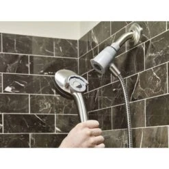 Moen Engage With Magnetix Spot Resist Brushed Nickel Handheld Shower 2.5-GPM (9.5-LPM) -Alliee Bath And Faucet Shop 026508258033 04581565 1800x1800