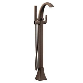 Valspar Moen Voss 1-Handle Freestanding Bathtub Faucet With Hand Shower 3 Valspar Moen Voss 1-Handle Freestanding Bathtub Faucet With Hand Shower