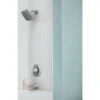 Moen Lindor Spot Resist Brushed Nickel 1-Handle Bathtub And Shower Faucet With Valve