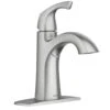 Moen Lindor Spot Resist Brushed Nickel 1-Handle Single Hole 4-in Centerset WaterSense Bathroom Sink Faucet -Alliee Bath And Faucet Shop 026508282700 1800x1800