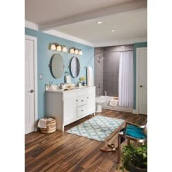 Moen Lindor Spot Resist Brushed Nickel 2-handle 4-in Centerset WaterSense Bathroom Sink Faucet With Drain -Alliee Bath And Faucet Shop 026508282717 16723781 1800x1800