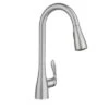 Delta Moen Georgene Spot Resist Stainless 1-Handle Deck Mount Pull-Down Handle/Lever Commercial/Residential Kitchen Faucet (Deck Plate Included) -Alliee Bath And Faucet Shop 026508295380 1800x1800