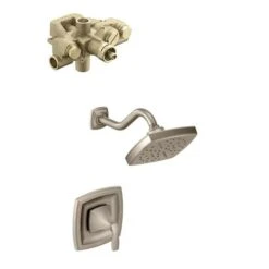 Moen Voss Brushed Nickel 1-handle Shower Faucet With Valve -Alliee Bath And Faucet Shop 026508296271xl 1800x1800