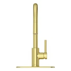 Stellen Single-Handle Pull-Down Sprayer Kitchen Faucet In Brushed Gold -Alliee Bath And Faucet Shop 033c02d52e4c7978a1231c3c6c62197b 1800x1800
