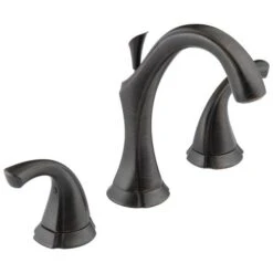 Delta Addison Venetian Bronze 2-handle Widespread WaterSense Bathroom Sink Faucet With Drain -Alliee Bath And Faucet Shop 034449597289xl 1800x1800
