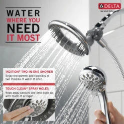 Delta In2ition Venetian Bronze 4-Spray Dual Shower Head 1.75-GPM (6.6-LPM) -Alliee Bath And Faucet Shop 034449641067 05433062 1800x1800