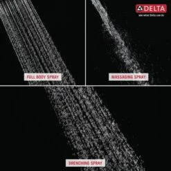 Delta Venetian Bronze 3-Spray Handheld Shower 2.5-GPM (9.5-LPM) -Alliee Bath And Faucet Shop 034449642590 12334317 1800x1800