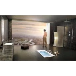 Delta 0.5-in Chrome Universal Shower Arm And Flange 25 Delta 0.5-in Chrome Universal Shower Arm And Flange -Alliee Bath And Faucet Shop 034449671644 12171728 1800x1800