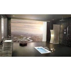 Delta 0.5-in Chrome Universal Shower Arm And Flange 21 Delta 0.5-in Chrome Universal Shower Arm And Flange -Alliee Bath And Faucet Shop 034449671644 12171736 1800x1800