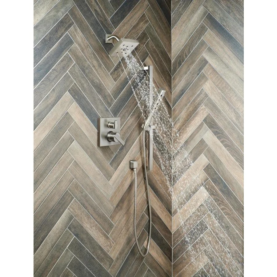 Delta Universal Showering Components Stainless 5-Spray Handheld Shower 1.75-GPM (6.6-LPM) 16 Delta Universal Showering Components Stainless 5-Spray Handheld Shower 1.75-GPM (6.6-LPM) - Image 14