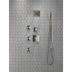 Delta Universal Showering Components Stainless 5-Spray Handheld Shower 1.75-GPM (6.6-LPM) 39 Delta Universal Showering Components Stainless 5-Spray Handheld Shower 1.75-GPM (6.6-LPM) -Alliee Bath And Faucet Shop 034449719780 12171381 1800x1800