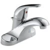 New Lower Price; Delta Foundations Chrome 1-Handle 4-in Centerset WaterSense Bathroom Sink Faucet With Drain -Alliee Bath And Faucet Shop 034449810647 1800x1800