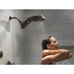 Delta Venetian Bronze 5-Spray Rain Shower Head 1.75-GPM (6.6-LPM) -Alliee Bath And Faucet Shop 034449832366 09885987 1800x1800