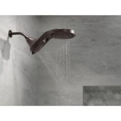 Delta Venetian Bronze 5-Spray Rain Shower Head 1.75-GPM (6.6-LPM) -Alliee Bath And Faucet Shop 034449832366 09885989 1800x1800