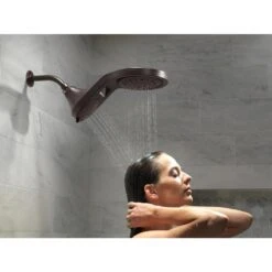 Delta Venetian Bronze 5-Spray Rain Shower Head 1.75-GPM (6.6-LPM) -Alliee Bath And Faucet Shop 034449832366 12170422 1800x1800