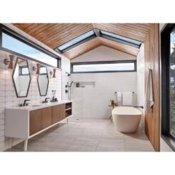 Delta Universal Showering Components Matte Black 3-Spray Handheld Shower 1.75-GPM (6.6-LPM) -Alliee Bath And Faucet Shop 034449844680 12166785 1800x1800