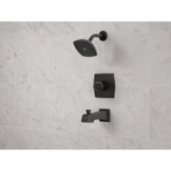 Delta Flynn Oil Rubbed Bronze 1-Handle Bathtub And Shower Faucet With Valve 12 Delta Flynn Oil Rubbed Bronze 1-Handle Bathtub And Shower Faucet With Valve -Alliee Bath And Faucet Shop 034449847742 08693227 1800x1800