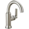 Delta Alux Spotshield Brushed Nickel 1-Handle Single Hole WaterSense Bathroom Sink Faucet With Drain 2 Delta Alux Spotshield Brushed Nickel 1-Handle Single Hole WaterSense Bathroom Sink Faucet With Drain -Alliee Bath And Faucet Shop 034449847889 1800x1800