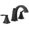 Delta Flynn Oil Rubbed Bronze 2-Handle Widespread WaterSense Bathroom Sink Faucet With Drain -Alliee Bath And Faucet Shop 034449851879 1800x1800