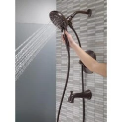 Delta Nura Venetian Bronze 1-Handle Bathtub And Shower Faucet With Valve -Alliee Bath And Faucet Shop 034449877992 09871926 1800x1800