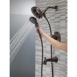 Delta Nura Venetian Bronze 1-Handle Bathtub And Shower Faucet With Valve -Alliee Bath And Faucet Shop 034449877992 12170824 1800x1800