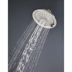 Pfister Universal Trim Brushed Stainless Steel 5-Spray Shower Head 2.5-GPM (9.5-LPM)