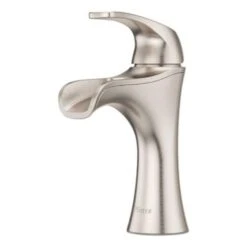 Pfister Jaida Brushed Nickel 1-handle Single Hole/4-in Centerset WaterSense Bathroom Sink Faucet With Drain -Alliee Bath And Faucet Shop 038877604090 16801819 1800x1800