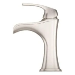 Pfister Jaida Brushed Nickel 1-handle Single Hole/4-in Centerset WaterSense Bathroom Sink Faucet With Drain -Alliee Bath And Faucet Shop 038877604090 16801832 1800x1800