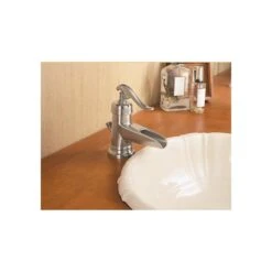Pfister Ashfield Brushed Nickel 1-handle Single Hole/4-in Centerset WaterSense Bathroom Sink Faucet With Drain -Alliee Bath And Faucet Shop 038877604373 09097730 1800x1800