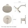 Pfister Contempra Brushed Nickel 1-handle Bathtub And Shower Faucet -Alliee Bath And Faucet Shop 038877631690 14938020 1800x1800