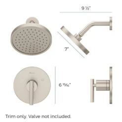 Pfister Contempra Brushed Nickel 1-handle Bathtub And Shower Faucet
