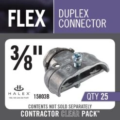 3/8 In. Flexible Metal Conduit (FMC) Duplex Connector (25-Box) 10 3/8 In. Flexible Metal Conduit (FMC) Duplex Connector (25-Box) -Alliee Bath And Faucet Shop 0401b14525f4fda83734cbf58666e52b 1800x1800