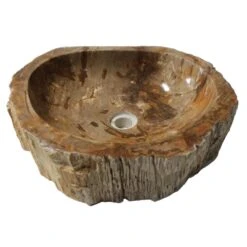 Eden Bath Natural Stone Mid-Sized Vessel Sink In Petrified Wood -Alliee Bath And Faucet Shop 051d53293d02b076c66e352438568fc3 1800x1800